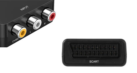 RCA, SCART, S-Video