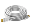 4K HDMI cable 2m. HDMI 2.0. Gold plated. Ethernet. HDMI M to M. Outer diameter 7.3 mm. 28 AWG. White. VISION Professional installation grade