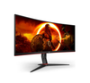 AOC Gaming 34" Curved 3440 x 1440 WQHD HDR. PC Monitor. CU34G2XPBK