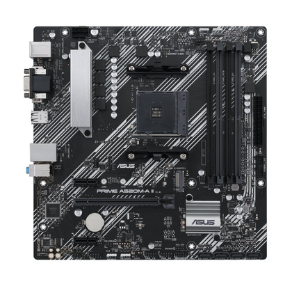 ASUS PRIME A520M-A II/CSM micro ATX AM4 motherboard AMD A520 128GB DDR4 M.2 Gigabit LAN