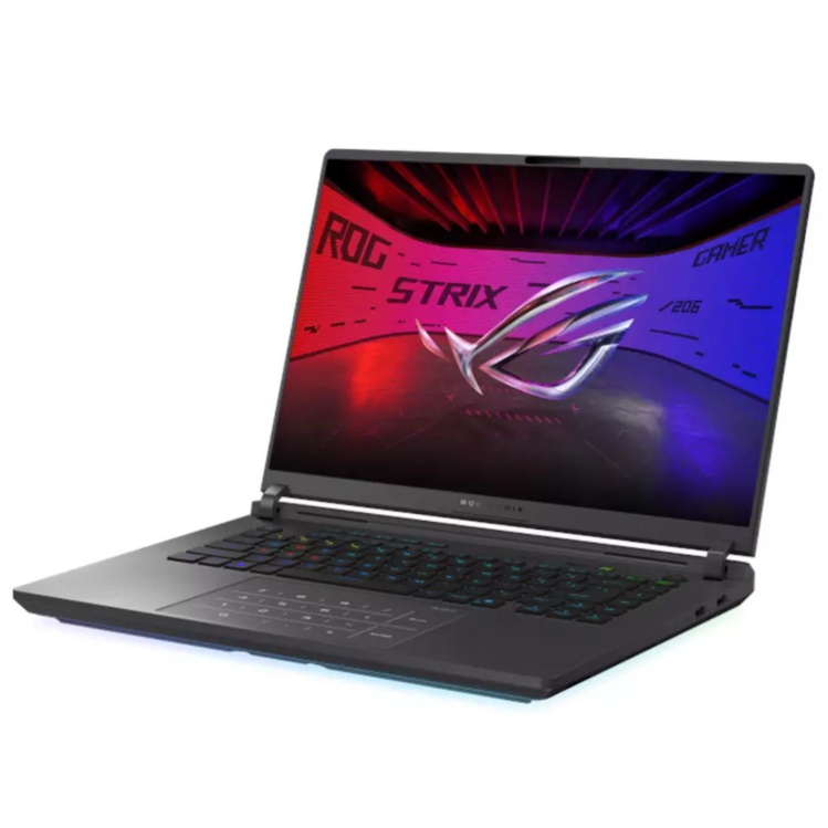 ASUS ROG Strix G16, Intel Core Ultra 9, RTX 5070 Ti, 32 GB RAM, 2 TB SSD, 16" 240Hz, Win 11 Home