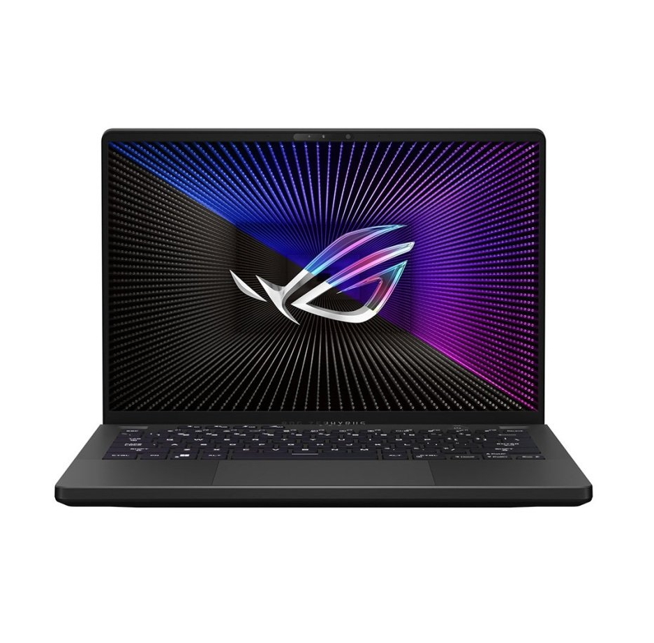 ASUS ROG Zephyrus G14, 180 degree hinge design, AMD Ryzen 7-7735HS, upto 4.7 GHz, Win 11 Home, GeForce RTX 4060, AMD Radeon 680M, 16 GB RAM, 1 TB SSD