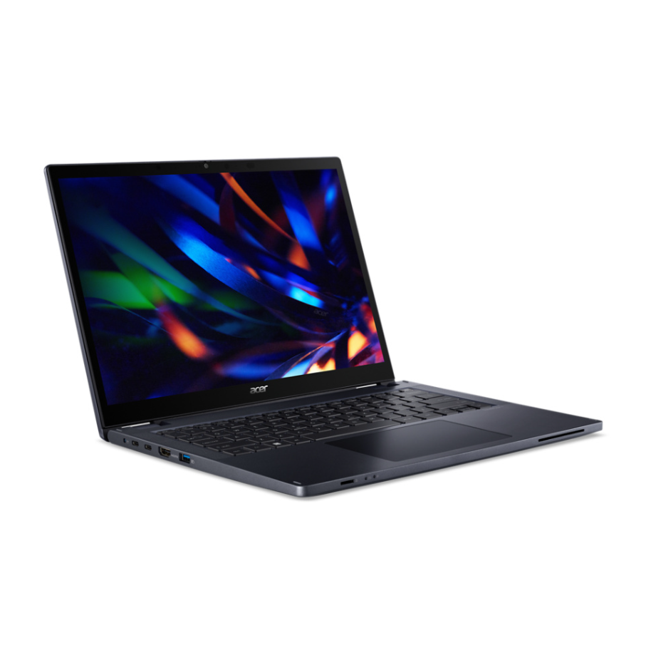 Acer TravelMate P6 Spin 14, Intel i7, 16 GB RAM, 512 GB, 14". 5 GHz, Win 11 Pro, Intel Iris Xe Graphics, Touchscreen