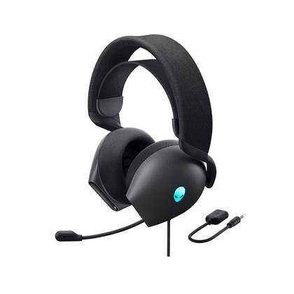 Alienware AW520H-G-DEAM Wired Gaming Headset Full Size Hi-Res Dolby Atmos USB & 3.5mm Dark Side of the Moon