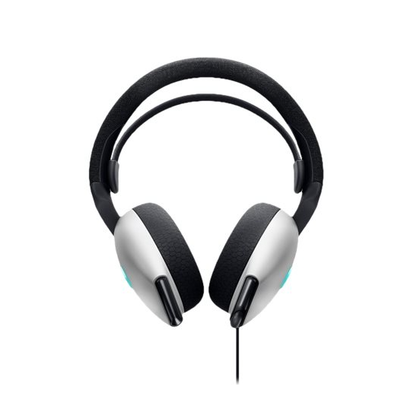 Alienware AW520H-G-DEAM Wired Gaming Headset Full Size Hi-Res Dolby Atmos USB & 3.5mm lunar light