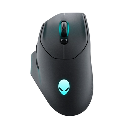 Alienware AW620M Wireless Gaming Mouse 26000 DPI 7 Button USB & 2.4GHz Right- Dark Side of the Moon