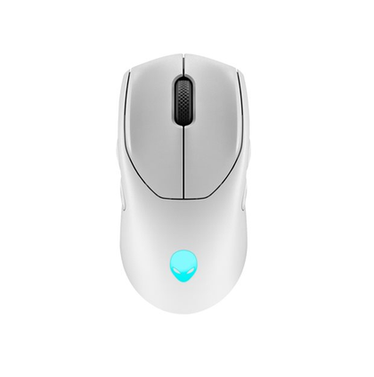 Alienware AW720M Tri-Mode Wireless Gaming Mouse 26000 DPI Bluetooth 5.1 USB-C Lunar Light
