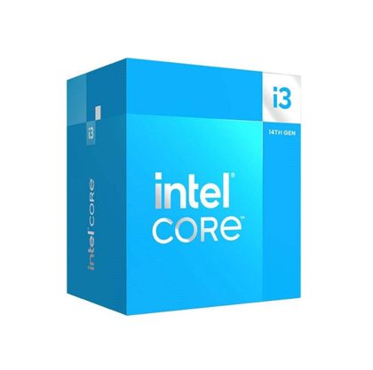 Intel Core i3,14100F, 3.5 GHz, 4 cores, 8 threads, 12 MB cache, FCLGA1700 Socket, Box