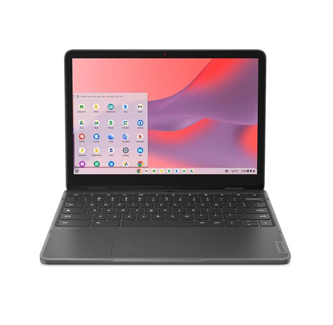 Lenovo 500e Yoga Chromebook Gen 4, Flip design, Intel N100, up to 3.4 GHz, Chrome OS, UHD Graphics, 8 GB RAM, 64 GB, 12.2", Touchscreen