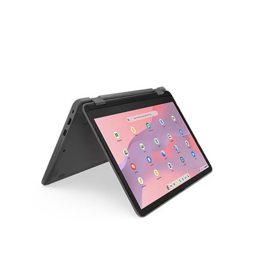 Lenovo 500e Yoga Chromebook Gen 4, Flip design, Intel N100, up to 3.4 GHz, Chrome OS, UHD Graphics, 8 GB RAM, 64 GB, 12.2", Touchscreen
