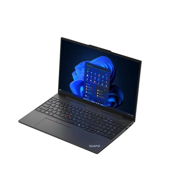 Lenovo ThinkPad E16 Gen 2, 180 degree hinge, AMD Ryzen 5, 7535HS, up to 4.55 GHz, Win 11 Pro, Radeon 660M, 16 GB RAM, 256 GB SSD, 16"