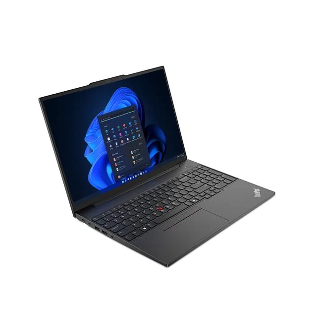 Lenovo ThinkPad E16 Gen 2, 180 degree hinge, AMD Ryzen 5, 7535HS, up to 4.55 GHz, Win 11 Pro, Radeon 660M, 16 GB RAM, 256 GB SSD, 16"
