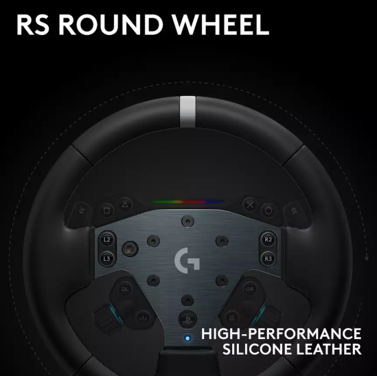 Logitech G RS50 System Racing Wheel (941-000267) – Direct Drive, TRUEFORCE, 8Nm Torque, USB Wired, PC/PS5/PS4/Xbox Series X|S/Xbox One