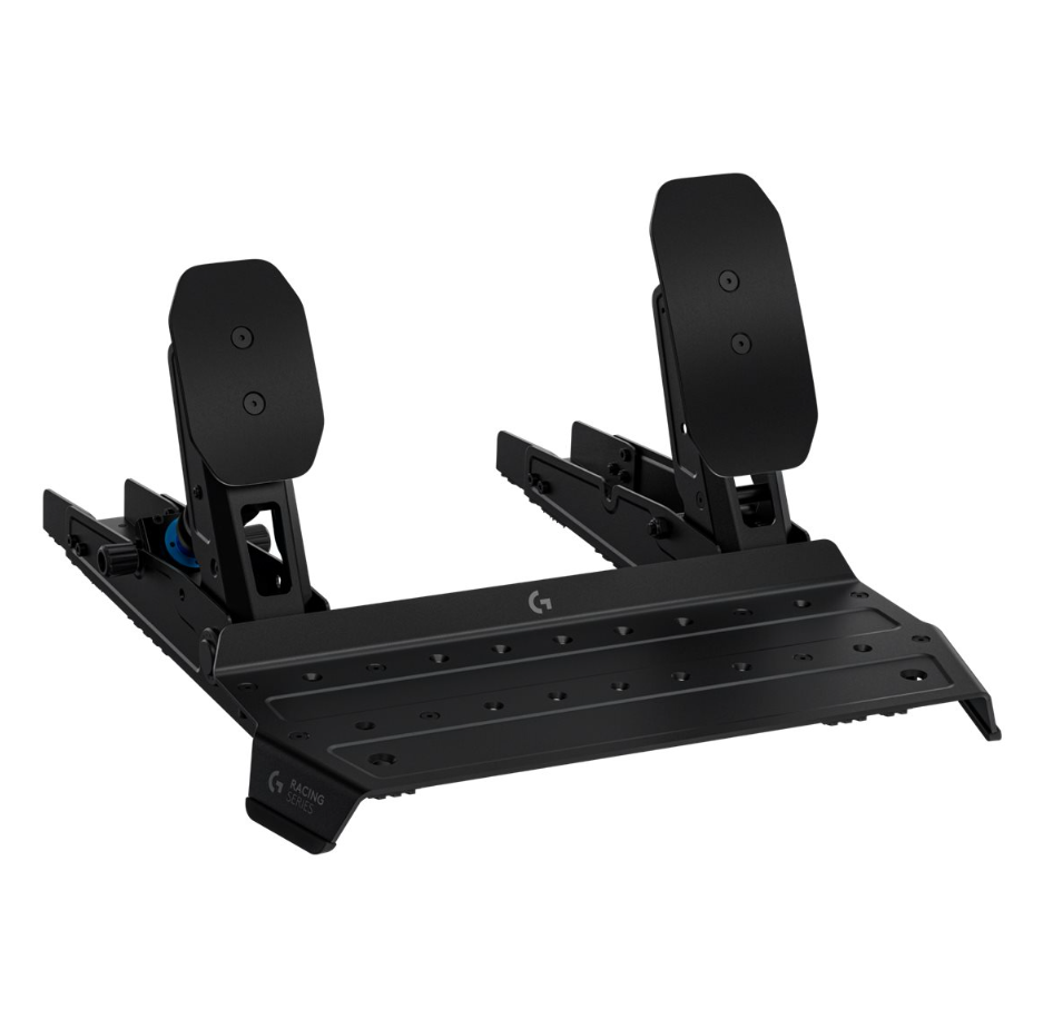 Logitech G RS Pedals (941-000310) Racing Simulator Pedals for PC, PlayStation & Xbox – USB, 75Kg Load Cell Brake, Hall Effect Accelerator, Adjustable