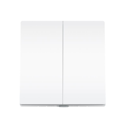 TP-Link Tapo S220 V1 Smart Light Switch 2 Gang Wireless 868MHz No Neutral Alexa Google Assistant Compatible