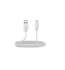 Vision. 1m USB-C to USB-A cable. USB-C 3.1 (M) to USB-A 3.0 (M). 22+30 AWG. 5 gbit/s. White.