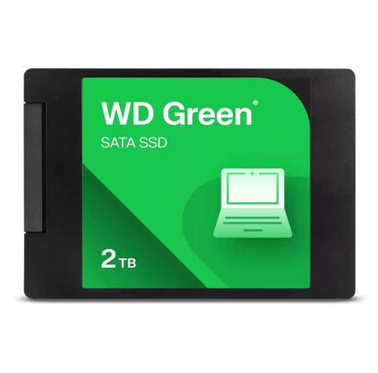 WD Green WDS200T5G0A-00CPT0 2TB 2.5" SATA III Internal SSD 6Gb/s 3D NAND